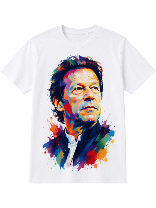 Imran Khan Photo Print T-Shirt