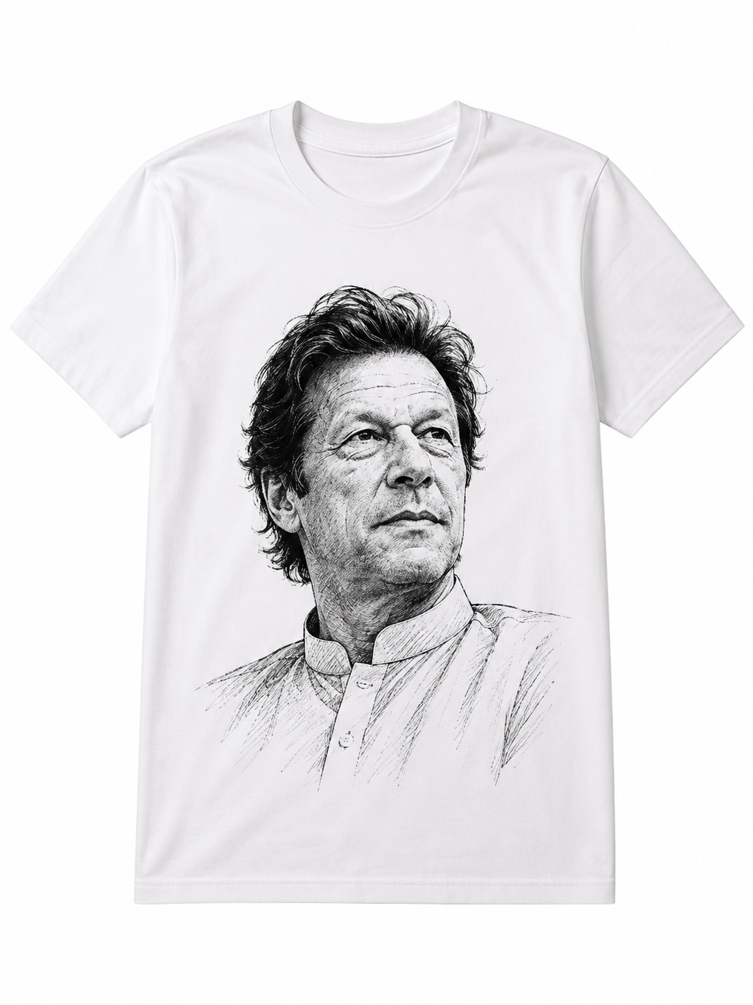 Imran Khan Photo Print T-Shirt